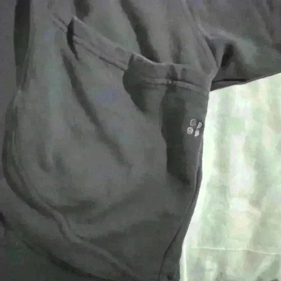 SWEATY BETTY CORA Grey Organic Cotton SWEATSHIRT Cardigan X-Small - Picture 12 of 15